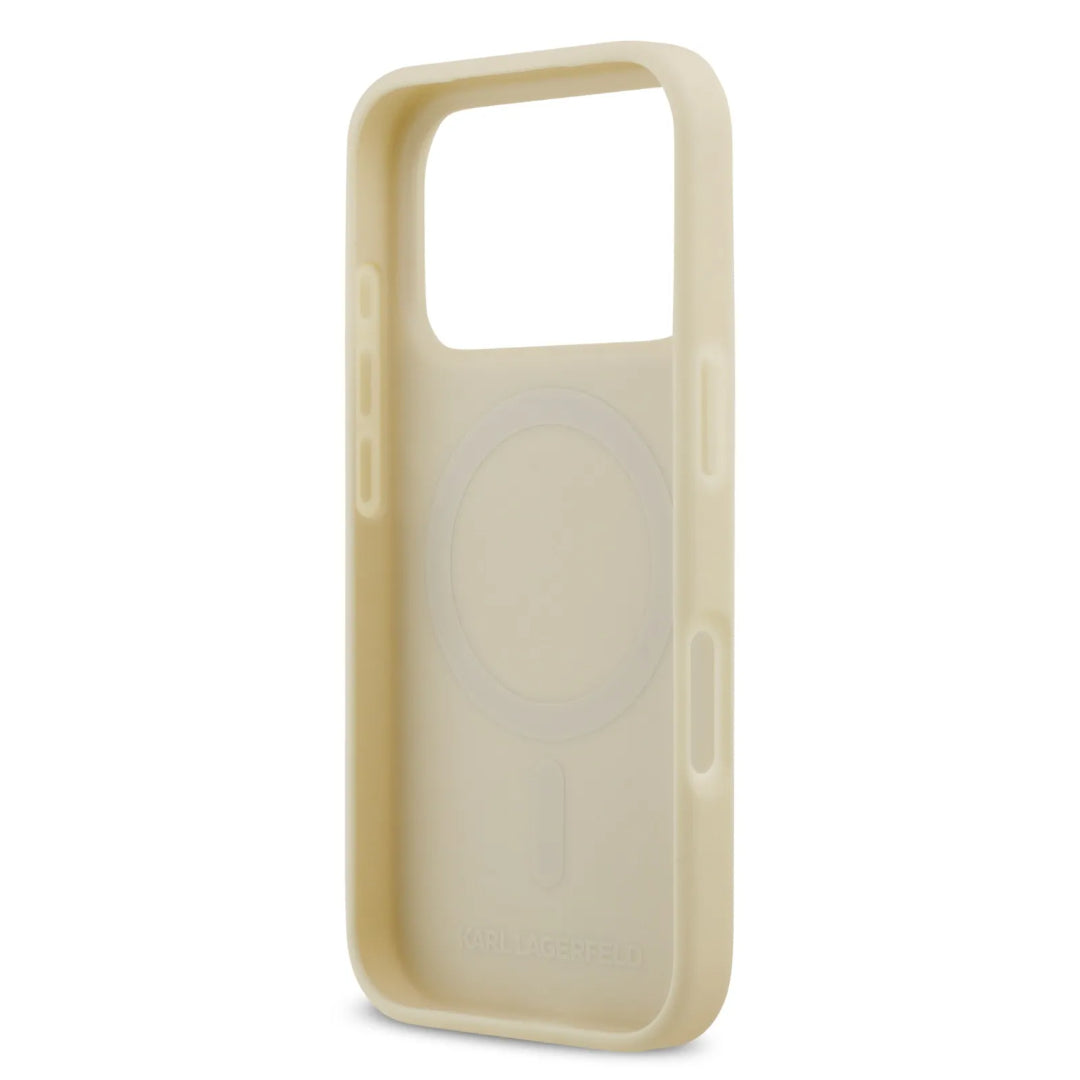 Karl Lagerfeld PU Leather Case With Karl & Choupette Head Pins