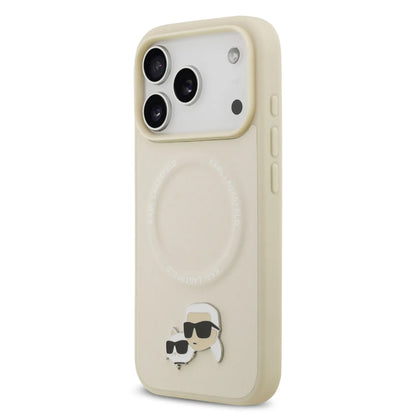 Karl Lagerfeld PU Leather Case With Karl & Choupette Head Pins