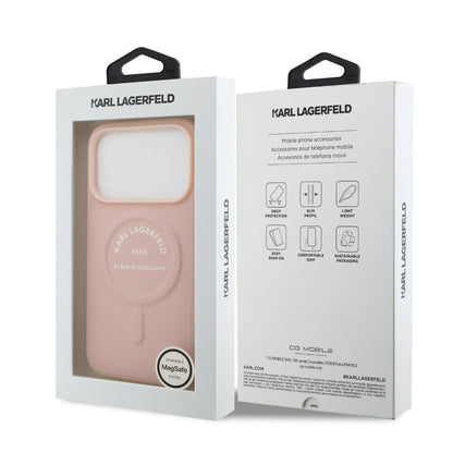 Karl Lagerfeld MagSafe PU Case With Karl RSG Logo Buttons