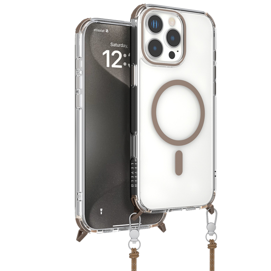 Levelo Celeste Magsafe Case With Crossbody Strap