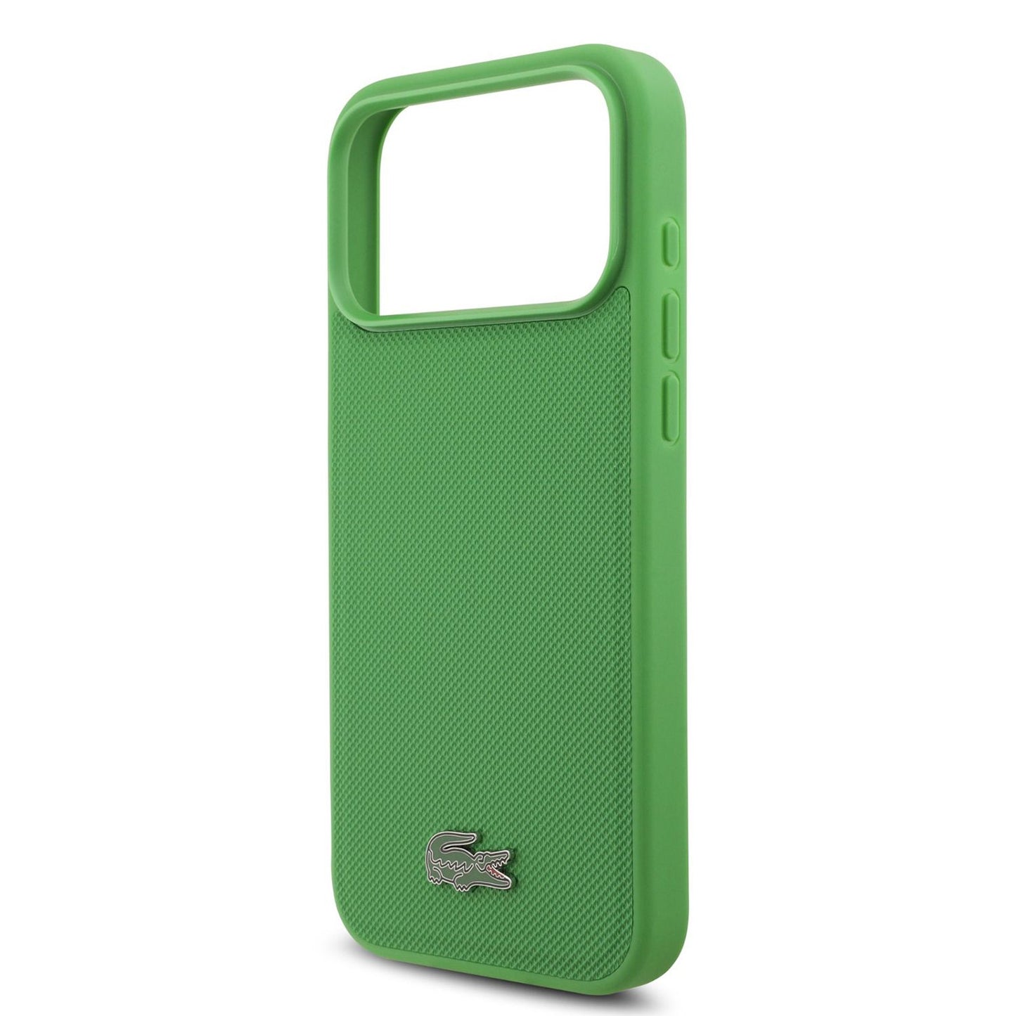 Lacoste MagSafe PU Leather Hard Case With Iconic Petit Pique Logo
