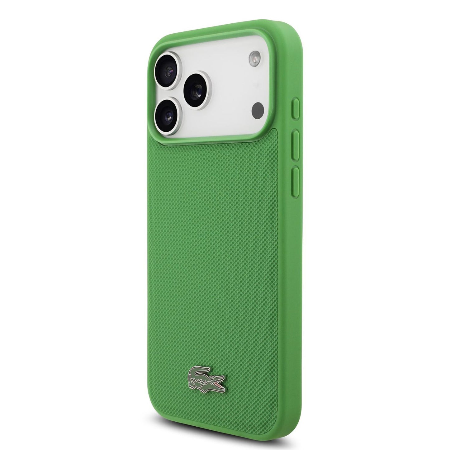 Lacoste MagSafe PU Leather Hard Case With Iconic Petit Pique Logo