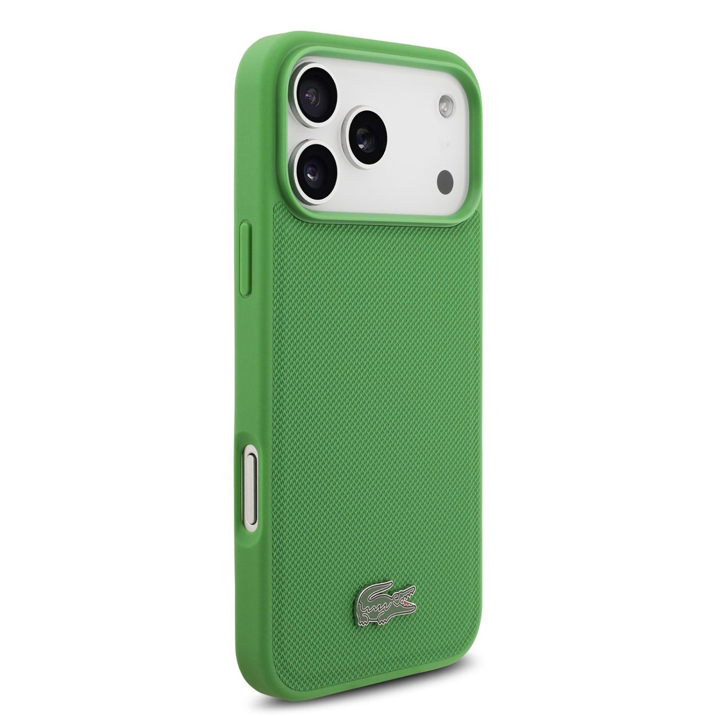 Lacoste MagSafe PU Leather Hard Case With Iconic Petit Pique Logo