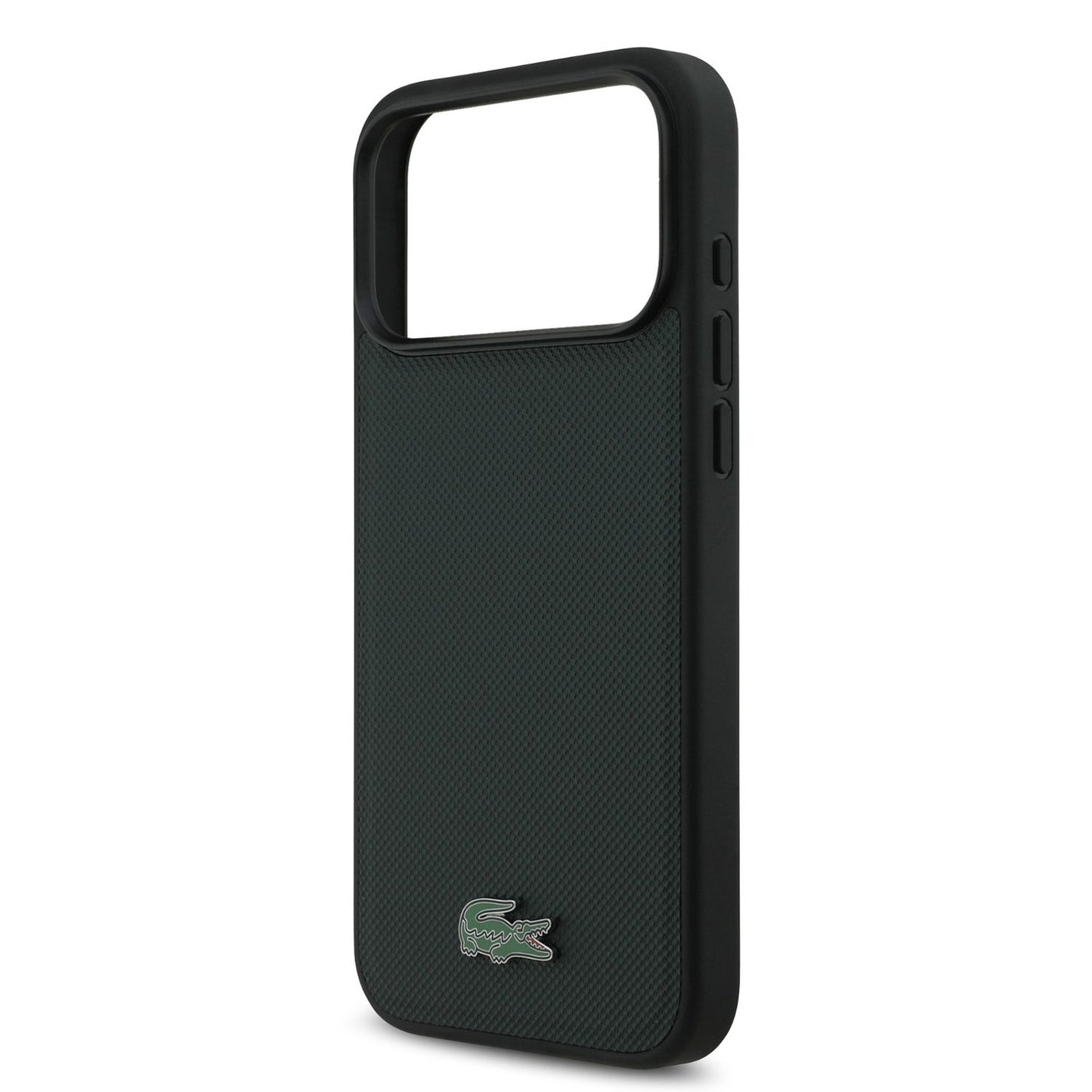 Lacoste MagSafe PU Leather Hard Case With Iconic Petit Pique Logo