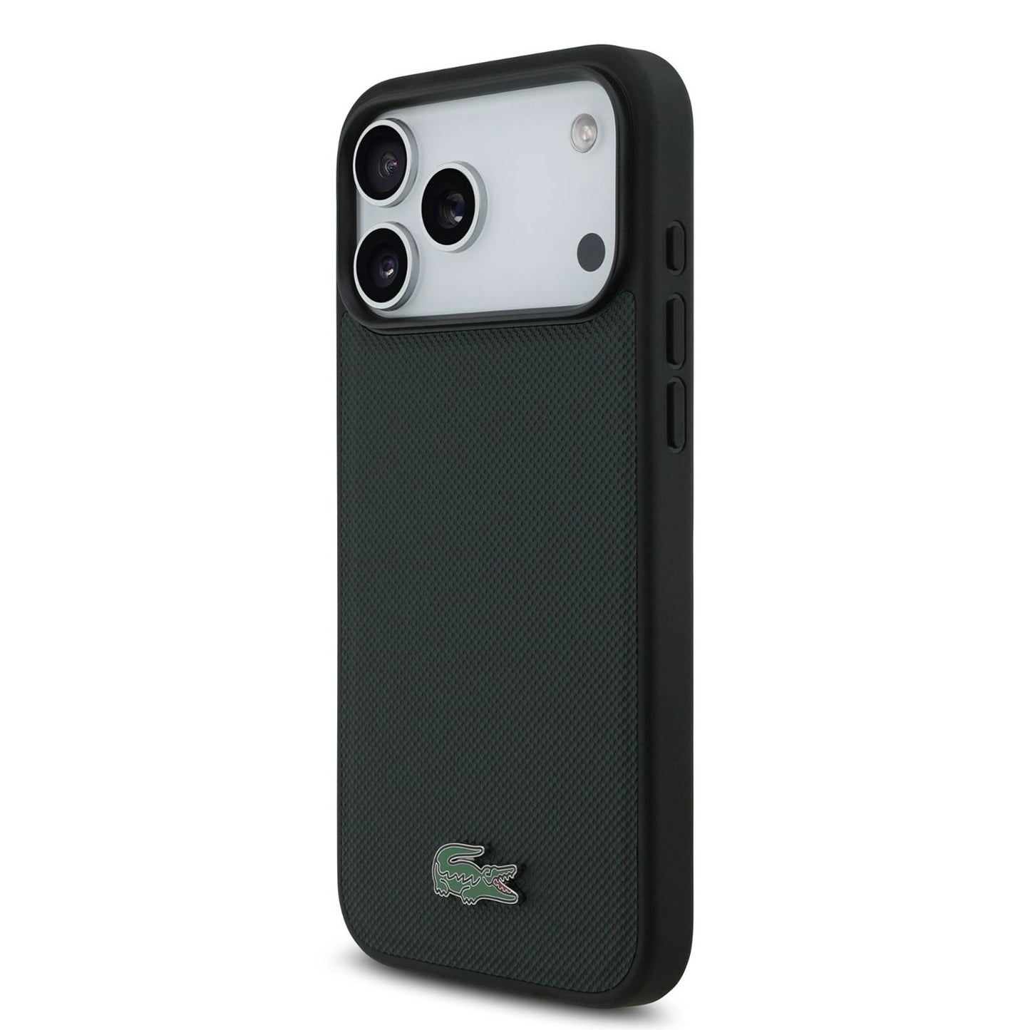 Lacoste MagSafe PU Leather Hard Case With Iconic Petit Pique Logo