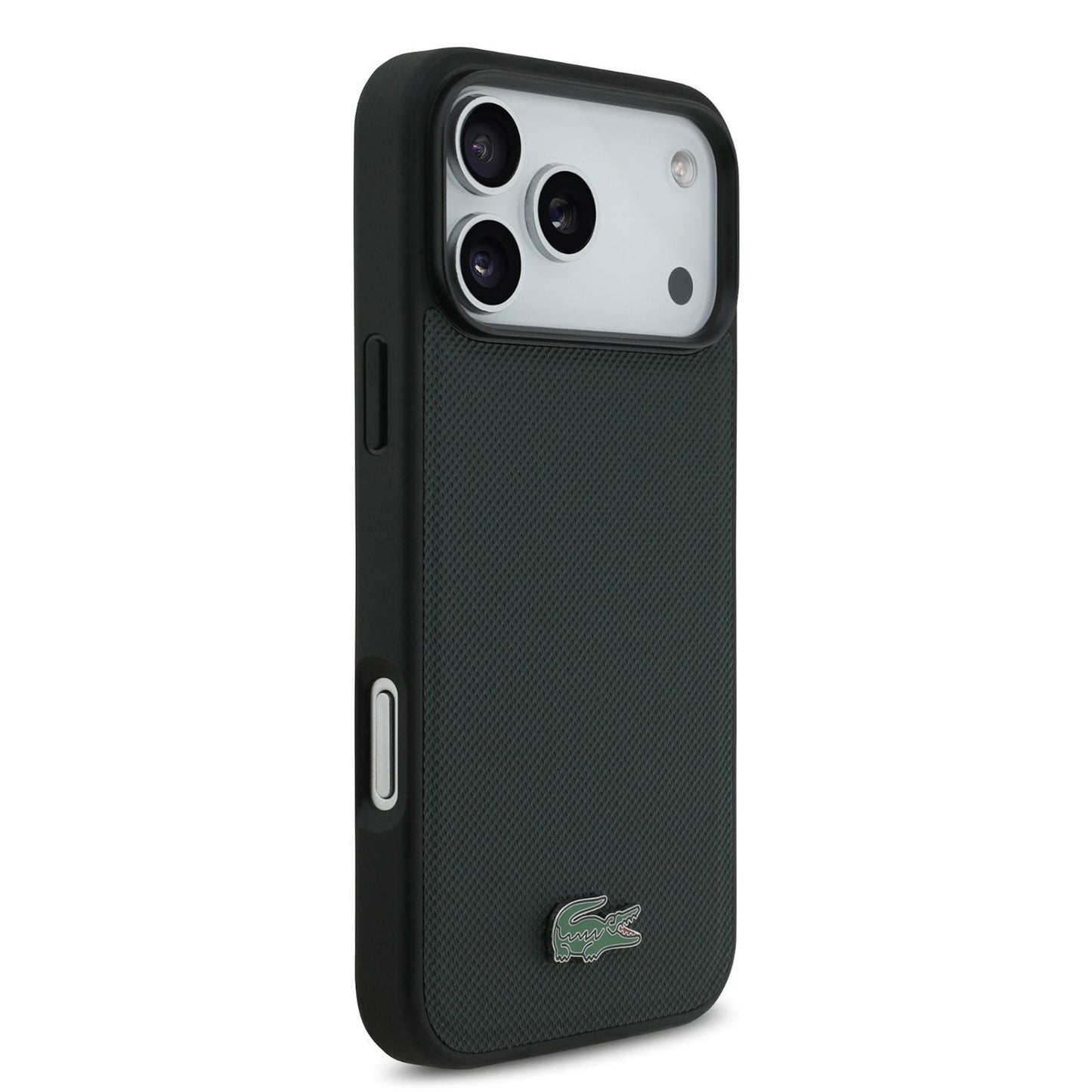 Lacoste MagSafe PU Leather Hard Case With Iconic Petit Pique Logo